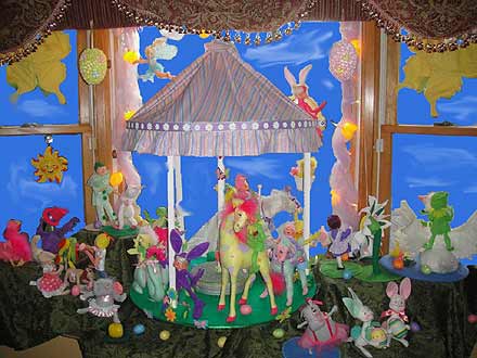 Easter - Spring Annalee Doll Display